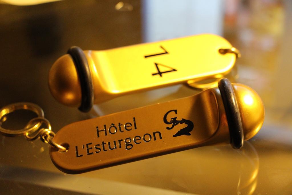 Hotel L'Esturgeon พัวส์ซี ภายนอก รูปภาพ